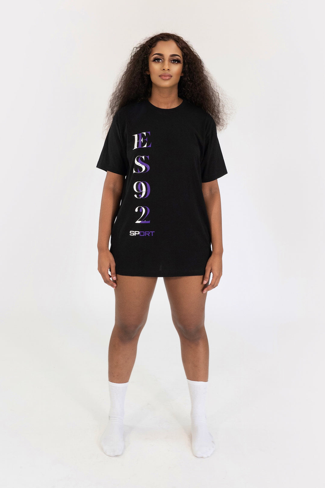 Black ES92 Sport Tee